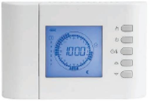 Cronotermoumidostato caldo freddo con display a batterie