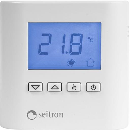 Termostato ambiente digitale 230 V display retroillumina