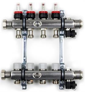 coppia collettori in accio inox Dn 11/4