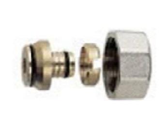 & Raccordo per mult.DN 16x2, attacco 3/4 eurocono