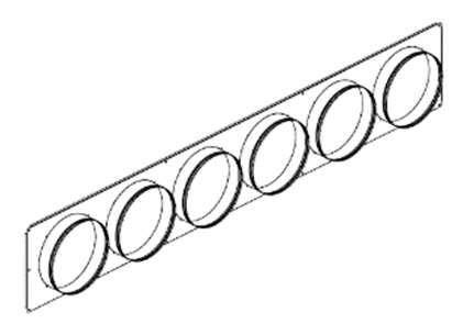 bocchettone di mandata coibentato per FCCD e FCCE