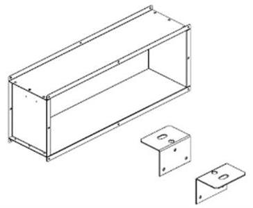 Plenum mandata per fancoil FCCD e FCCE