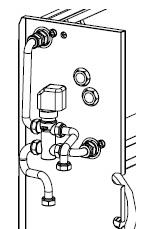 kit valvole 3 vie + servoc. + tubi rame per TFEC e TFEE