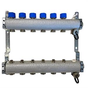 Collettore distribuzione inox isolato x ventilconvettori